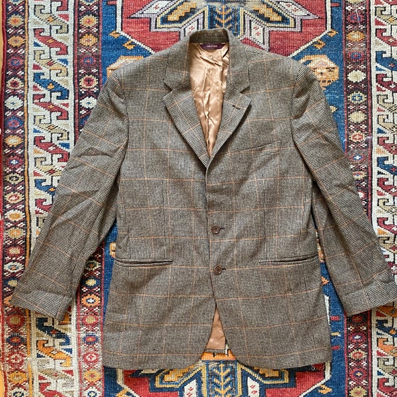 Brooks Brothers 100% Wool Houndstooth Blazer - Picture 1 of 2
